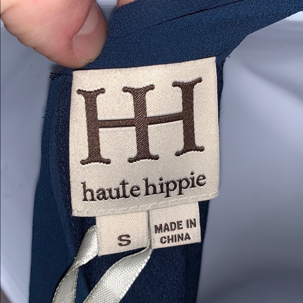 Haute Hippie Blue Sz S New w Tags $325 Retail - Picture 7 of 16